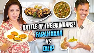 Farah Khan vs Dilip Bharta Ya Fry Kaun Jeetega Cooking Battle  FarahKhanK [upl. by Nevets]