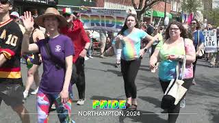 Pride Parade  Northampton MA  2024 [upl. by Eidda]