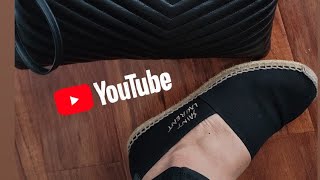 YSL Espadrilles amp YSL Document holderHonest Review saintlaurentysl espadrilles [upl. by Idolla]