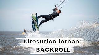 Kitesurfen lernen How to Backroll 🤙 [upl. by Eldwen125]