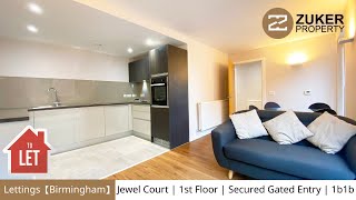 Lettings【Birmingham】Jewel Court  1st Floor  Secured Gated Entry  1b1b [upl. by Merrili]