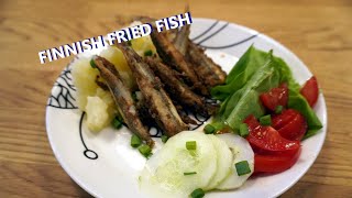 Finnish Fried Fish  Paistettu muikku [upl. by Rombert]