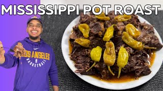 Ultimate Mississippi Pot Roast Recipe  Slow Cooker Perfection with a Flavor Explosion [upl. by Bocoj3]