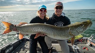 TROLLING BIG MINNESOTA MUSKIES [upl. by Asyram]