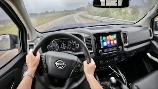 2022 Nissan Frontier SV 4WD Crew Cab Short Box  POV Review [upl. by Eey]