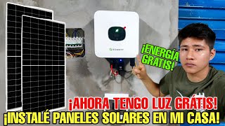 🇵🇪TENGO LUZ GRÁTIS😯 ASÍ SE INSTALA UN KIT SOLAR CONECTADO A RED ¡TUTORIAL [upl. by Torosian]