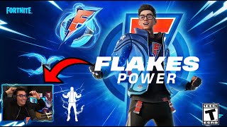 Flakes Power Fortnite Icon Skin Full Showase [upl. by Horner225]