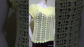 💡 Ideas de lindas blusas a crochet para mujer [upl. by Nyahs]