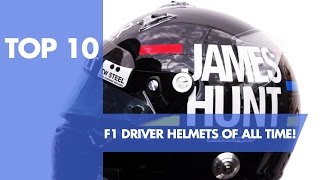 TOP 10 F1 Driver Helmets of all time [upl. by God414]