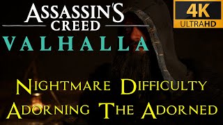 AC Valhalla  Adorning the Adorned  Nightmare Aesir difficulty playthrough [upl. by Dloraj220]