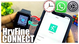 HryFine Apps Smart Watch Use Details  How To SetUp Connect to Your Smartphone HryFine Apps [upl. by Itsuj]