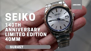 Seiko 140th Anniversary Limited Edition 40mm SUR457 [upl. by Noel]