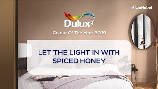 Let The Light In with Spiced Honey Dulux Colour of the Year 2019 [upl. by Atteloj]