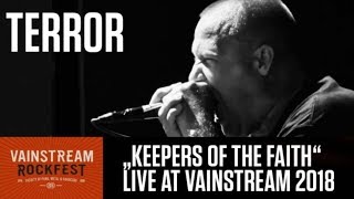 TERROR  Keepers of the Faith  4K Live Video  Vainstream 2018 [upl. by Codie]