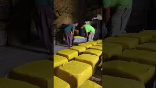 How Soap Is Made StepbyStep Yellow Soap Production [upl. by Elena]