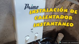 cómo instalar calentador instantáneo [upl. by Ahsemat]