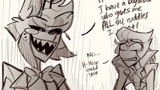 Alastor has a secret BF  Hazbin Hotel comic dub [upl. by Danyelle]