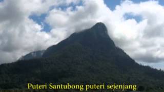 Puteri Santubong  Lagu Rakyat [upl. by Cornelie689]