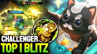 WILD RIFT BLITZCRANK  TOP 1 BLITZCRANK GAMEPLAY  CHALLENGER RANKED [upl. by Atteuqahs]