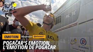 Winners emotion  Stage 15  Tour de France 2024 [upl. by Cressi975]