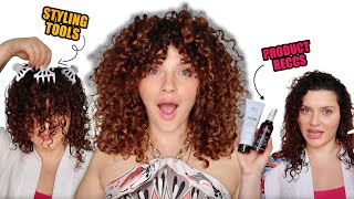 HAIR STYLISTS GUIDE FOR ROOT VOLUME ON CURLY HAIR products techniques amp tools [upl. by Elleinahc162]