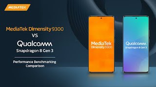 MediaTek Dimensity 9300 vs Qualcomm Snapdragon 8 Gen 3 Performance Benchmarking Comparison [upl. by Sel]