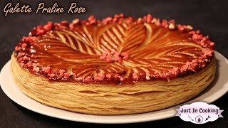 Recette de Galette des Rois aux Pralines Roses [upl. by Oringas]