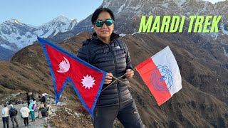 Mardi Himal Trek in Nepal  Adventure Trek💕🥰💕💕 [upl. by Eeldivad]