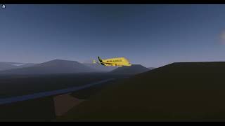 Flying the Airbus Beluga  Roblox Aeronautica [upl. by Sedlik]