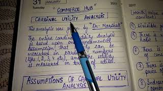 Cardinal Utility Analysis Economics [upl. by Salesin]