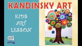 wassily kandinsky tree art for Students  Art For Students abstract art  Art lesson for Students [upl. by Oirtemed469]