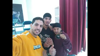 for sharing his famous skills of free styl and break dance  Magana house in Morocco [upl. by Maximilianus]