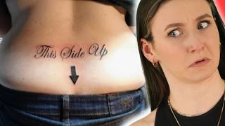 Funniest Tramp Stamp Tattoos People Regret Getting Part 2 [upl. by Dorris402]