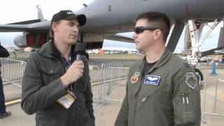 Avalon Airshow  B1B Bomber amp Captain David Grasso [upl. by Jardena121]