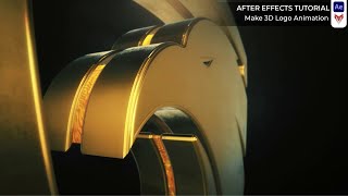 How to Make 3D Logo Animation  After Effects Tutorial [upl. by Artim]