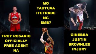 SMB PUTS MO TAUTUAA ON TRADING BLOCK  BROWNLEE INJURY UPDATE GINEBRA VS MERALCO BOLTS ULIT [upl. by Packer]