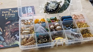 Organizing the August 23 Jesse James Beads Magical Mystery Bead Box Fairytale Follies [upl. by Spaulding]