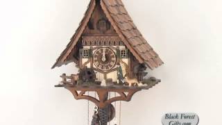 m16349 Anton Schneider 1 Day Musical Cuckoo Clock [upl. by Evey]