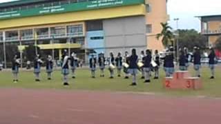 Ananda Balika Vidyalaya Senior Brass Bands Display  2013 Annual Sports Meet [upl. by Merth296]