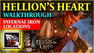 The Hellions Heart COMPLETE Walkthrough Infernal Iron amp Dammon Locations  Baldurs Gate 3 [upl. by Jefferey822]