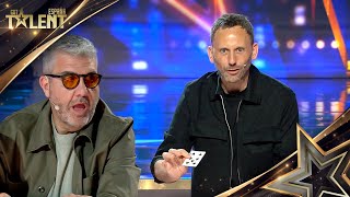 FUNCIONARIO le muestra su magia a los miembros del JURADO  Audiciones 06  Got Talent España 2024 [upl. by Lida]