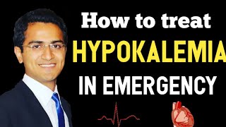 HYPOKALEMIA TREATMENT GUIDELINES SYMPTOMS MANAGEMENT ECG CHANGES POTTASSIUM REPLACEMENT PROTOCOL [upl. by Blunt]