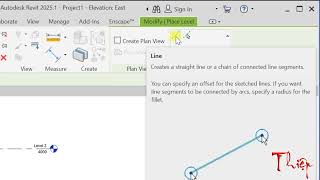 Cách vẽ các đường cao trình  Levels trong Revit [upl. by Ytirehc16]