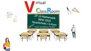 ZP10 2018 Mathematik NRW GKurs  Hauptschule Teil 23 [upl. by Jegar]