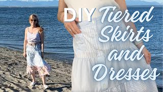 DIY Skirt and Dress from Thrifted Shirts and Pillowcases [upl. by Emse]