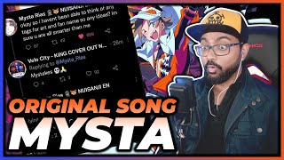 MYSTAKES ORIGIN STORY REACTING TO MYSTA RIAS  DETECT MY LOVE REACTION  NIJISANJI EN [upl. by Ysdnyl]