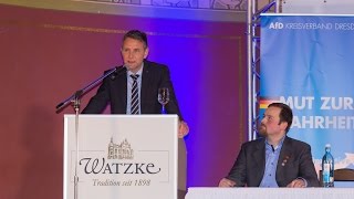 Rede Björn Höcke Dresden live bei der Jungen Alternative AfD  Dresdner Gespräche [upl. by Esilehs569]