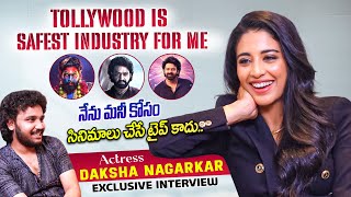 Actress Daksha Nagarkar Exclusive Interview With Dev Tompala  Jr NTR  Prabhas  Allu Arjun  SWAG [upl. by Dyoll]