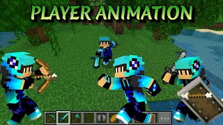 Player Animation Mod Download For Minecraft [upl. by Annocahs926]