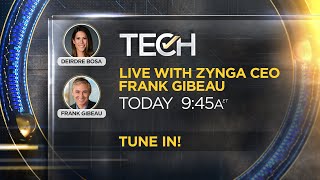 CNBC TechCheck chats with Zynga CEO Frank Gibeau — 5621 [upl. by Redyr]